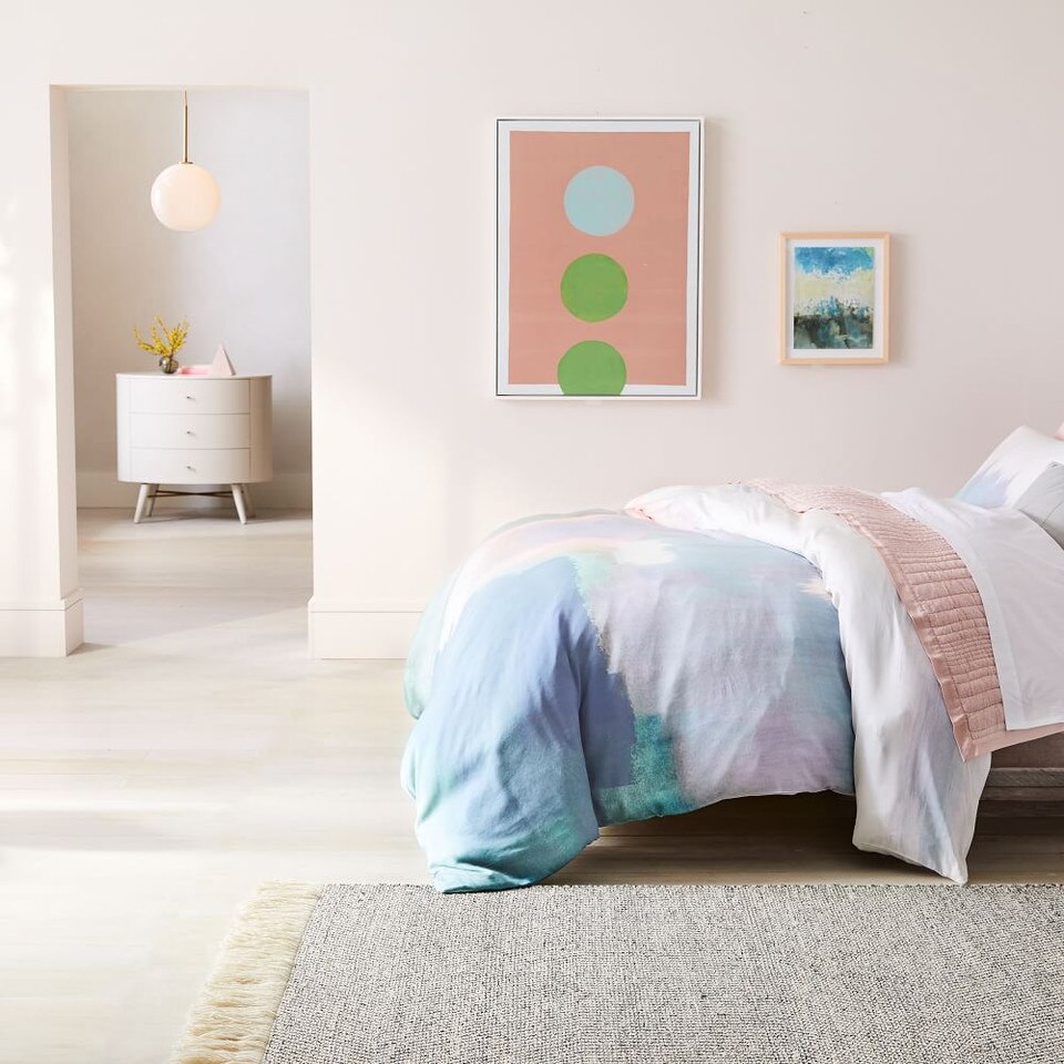 Tweed Flatweave Dhurrie Rug West Elm UK